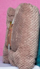 Natūrali vaikiška antklodė „Eco Wool Hit Buckle Natural“ iš merino vilnos 75x100 cm