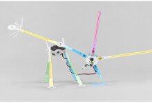 Strawbees Quirkbot Robotic  Art.9022W  Конструктор из пластиковых трубочек ,1000шт