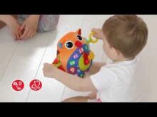 K's Kids Day N Night Owl Clock Art.KA10662  Dienas un nakts pūces pulkstenis 6+ mēn.