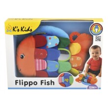 K's Kids Flippo Fish Art.KA10653 Мягкая развивающая игрушка Рыбка Флиппо
