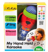 K's Kids My Hand Held Karaoke Art.KA10685 Karaoke mikrofons