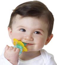 Nuby Art.642 Teether Силиконовый массажер, Соска-прорезыватель во время прорезывания зубов, (1 шт. )