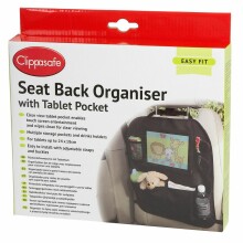 CLIPPASAFE Art.CL591 Seat Back Organiser with Tablet Pocket Aizmugures sēdekļa organaizers