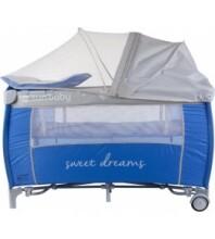 SUNBABY 995/NS blue Sweet Dreams Манеж-кровать для путешествий 2 уровня