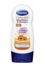 Bubchen Art.TC38  Лосьон для мытья волос и тела Календула  230 ml