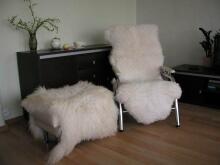 Natur Wool Art.56988 Aitas kažokādas paklājs (XXL) Dabīgā krasā 110cm [aitāda]