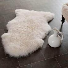 Natur Wool Art.56988 Aitas kažokādas paklājs (XXL) Dabīgā krasā 110cm [aitāda]