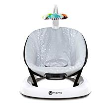 4moms BounceRoo  Infant Seat  Art.15745 Silver Plush Revolucionārs šūpuļkrēsliņš