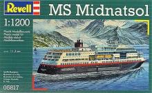 Revell 05817 MS Midnatsol 1/1200 Saliekamais modelis Kruīzu laineris