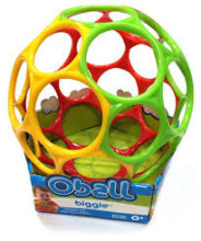 Rhino Toys Oball Rattle Art.81061 Сгибающийся мячик