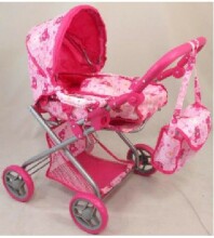 Baby Mix Art. 9379-M1422W  Кукольная коляска