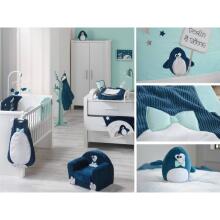 Doux Nid Toile Lumineuse Pingou Art.1100467 Bērnu LED Nakts-lampa 30x40cm