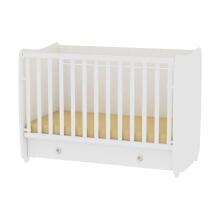 Lorelli&Bertoni Dream White  Art.1015042 Bērnu gulta-transformeris 120x60cm