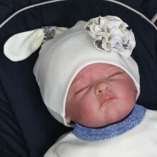 „Vilaurita Art.651 Juli“ kūdikių kepurė Pavasaris-vasara 100% medvilnė