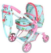 DeCuevas Toys Classic Romantic Art.80516 Leļļu rati 3in1