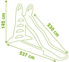 Smoby 310261S Slidkalniņš ar ūdens efektu Funny 230 cm