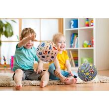 BubaBloon Art.040390 Animal Strip Pink Латекс баллон с тканевым покрытием