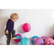 BubaBloon Art.040376 Circles Purple Lateksa balons ar auduma pārvalku