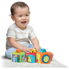 Buddy Toys Art.BBT3010 Activity Blocks Trīs aktivitātes kubi ar dzīvniekiem 3+ mēn.