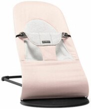 „Babybjorn Balance Soft Art.005089“ švelniai rožinė / pilka supamoji kėdė